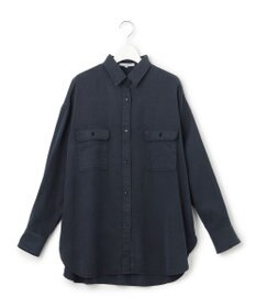 23区 L 【SLOW/一部店舗限定】ガーメントツイル 2WAY シャツ