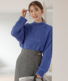 ANY SIS 【洗える】ブークレースパンコール ニット