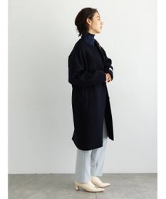 Te chichi ウールメルトンノーカラーロングコート《2025winter catalog item》