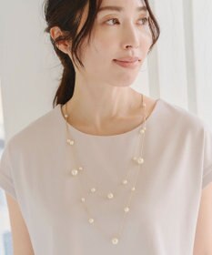 Tiaclasse マルチパールネックレス