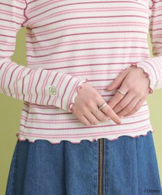 earth music&ecology チップ＆デール／ボーダーメロープルオーバー