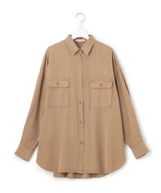 23区 L 【SLOW/一部店舗限定】ガーメントツイル 2WAY シャツ