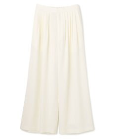 uncrave リネンライクツイル ワイドパンツ