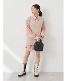 earth music&ecology シアーボーイズライクシャツ