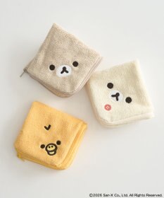 earth music&ecology 【予約】リラックマ×earth 2wayジップハンカチ