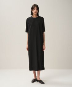 ATON HIGH TWIST WOOL | ハーフスリーブドレス