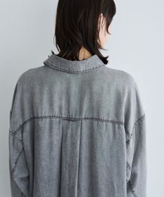 YECCA VECCA 【販売なし】バイオ加工ウ゛ィンテージデニムシャツ