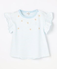 組曲 KIDS 【80-100㎝】 フルーティーボーダーTシャツ