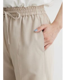 Green Parks 綿麻混イージーワイドパンツ