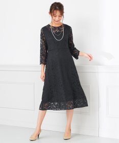 ANY SIS 【洗える】総レース ワンピース