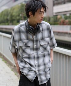 WEGO オンブレチェックシャツ（SS）