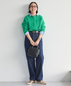 AMERICAN HOLIC ミドルゲージケーブルニットプルオーバー