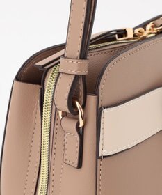 LA BAGAGERIE 【maison vert】 【超軽量・多収納】バイカラーリボンショルダーバッグ