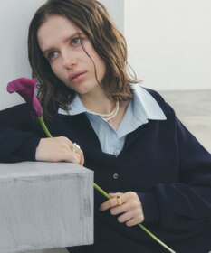 YECCA VECCA パールフックネックレス