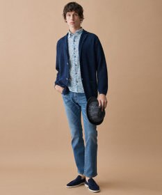 JOSEPH ABBOUD 【清涼・JAPANファブリック】パナマボイルリゾートプリントシャツ