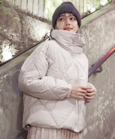 Tiaclasse スタンドネックキルティング中綿ジャケット