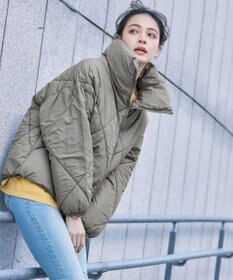 Tiaclasse スタンドネックキルティング中綿ジャケット