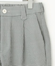 23区GOLF 【WOMEN】【撥水】ギンガムサッカー テーパードパンツ