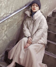 Tiaclasse スタンドネックキルティング中綿ジャケット