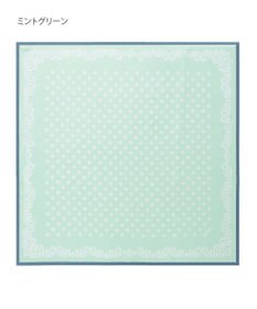 MOONBAT 【シルク100%】MACKINTOSH PHILOSOPHY(マッキントッシュ フィロソフィー）幾何柄 シルクプリントスカーフ 日本製 68cm×68cm UV対策