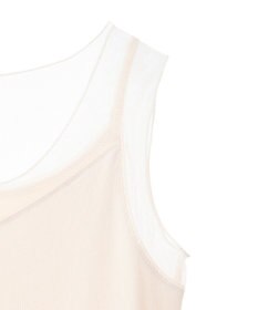 YECCA VECCA チュールMIXリブインナー