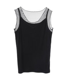 YECCA VECCA チュールMIXリブインナー