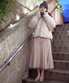 Tiaclasse スタンドネックキルティング中綿ジャケット