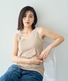 YECCA VECCA チュールMIXリブインナー