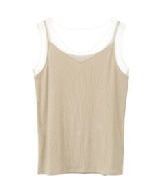 YECCA VECCA チュールMIXリブインナー