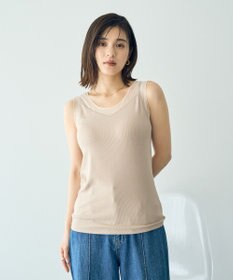 YECCA VECCA チュールMIXリブインナー