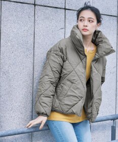 Tiaclasse スタンドネックキルティング中綿ジャケット