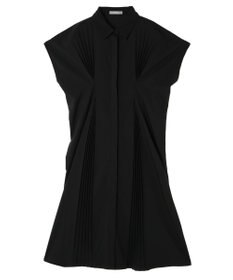 Green Parks ａ．タックプリーツシャツワンピース