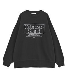 AMERICAN HOLIC ボックスロゴプリント裏毛プルオーバー