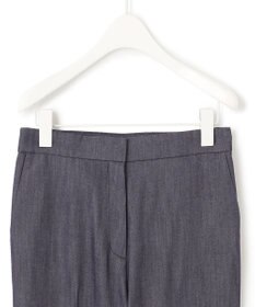 ICB L 【洗える】リアクティブソフトデニム　セミフレアパンツ