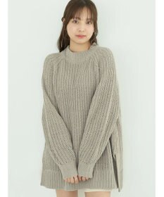 earth music&ecology マットモール片畦チュニック