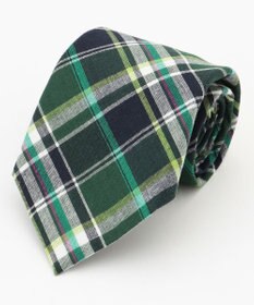 J.PRESS MEN マドラスチェック ネクタイ グリーン系4