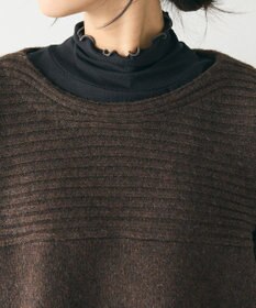 CRAFT STANDARD BOUTIQUE 編み違い斜めスリットニットチュニック