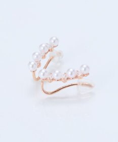 Phoebe 2wayパールブリンクピアス&イヤリング　ローズゴールド