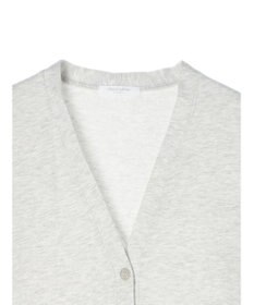 Green Parks ミニ裏毛Ｖネックカーディガン