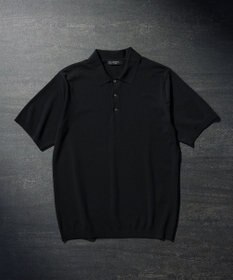 JOSEPH HOMME 【WEB限定カラーあり】【洗える/ストレッチ】リュクスレーヨン　ポロニット 【WEB限定カラー】ブラック系