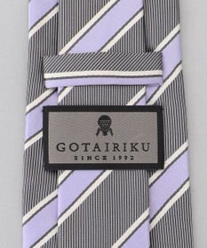 GOTAIRIKU  GOTAIRIKU別注【日本製】シルク ネクタイ_レジメンタル柄