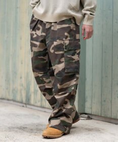 WEGO 【ユニセックス着用ITEM/SMLサイズ展開】イージーワイドカーゴパンツ