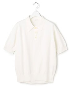 23区 L 【R(アール)】アイスニット 襟付きデザイン トップス