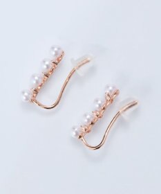 Phoebe 2wayパールブリンクピアス&イヤリング　ローズゴールド