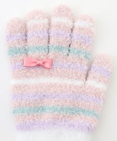 ANY KIDS マルチボーダー マシュマロ 手袋