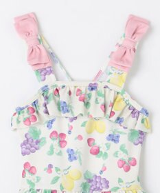ANY KIDS 総柄 フリル ワンピース 水着