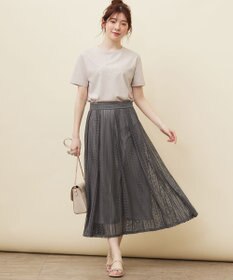 ANY SIS S ロゴ刺繍 Tシャツ