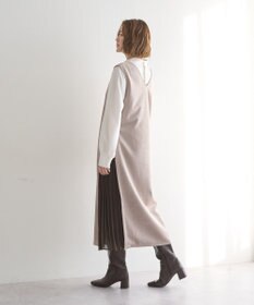 YECCA VECCA 【2点SET】ブラウスセットプリーツMIXジャンスカ