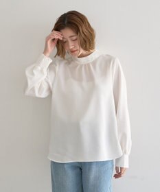 YECCA VECCA 【2点SET】ブラウスセットプリーツMIXジャンスカ