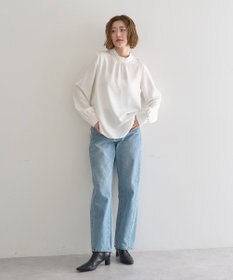 YECCA VECCA 【2点SET】ブラウスセットプリーツMIXジャンスカ